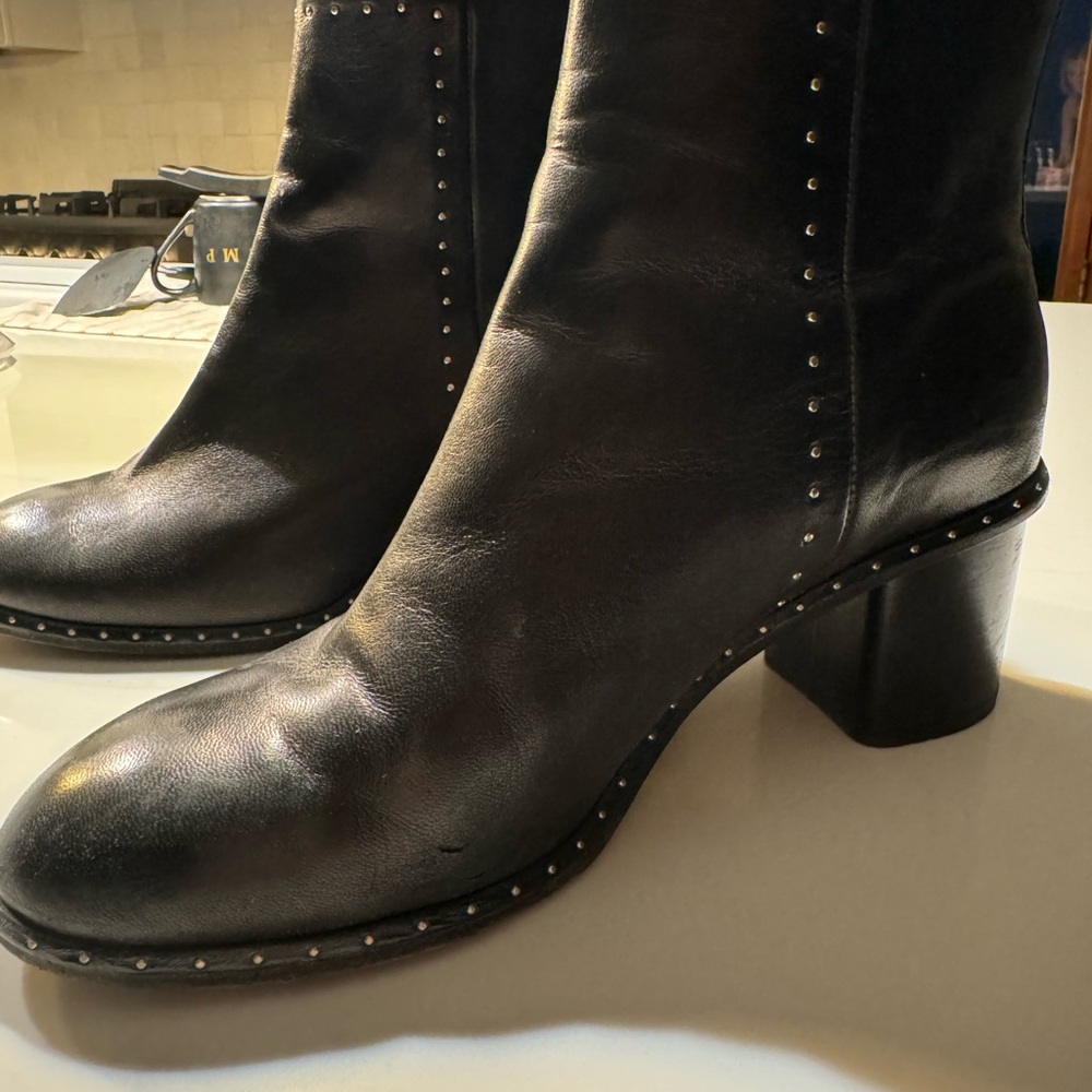 Rag and Bone Leather Boots - Size 38.5